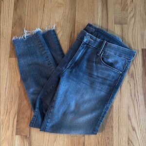 MOTHER looker ankle gray gray